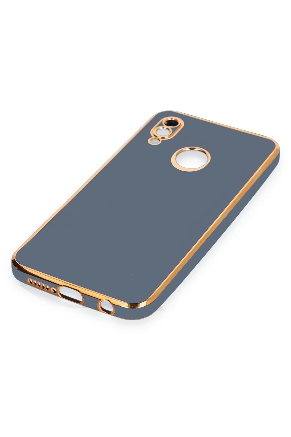 Newface Huawei P20 Lite Kılıf Volet Silikon - Mavi