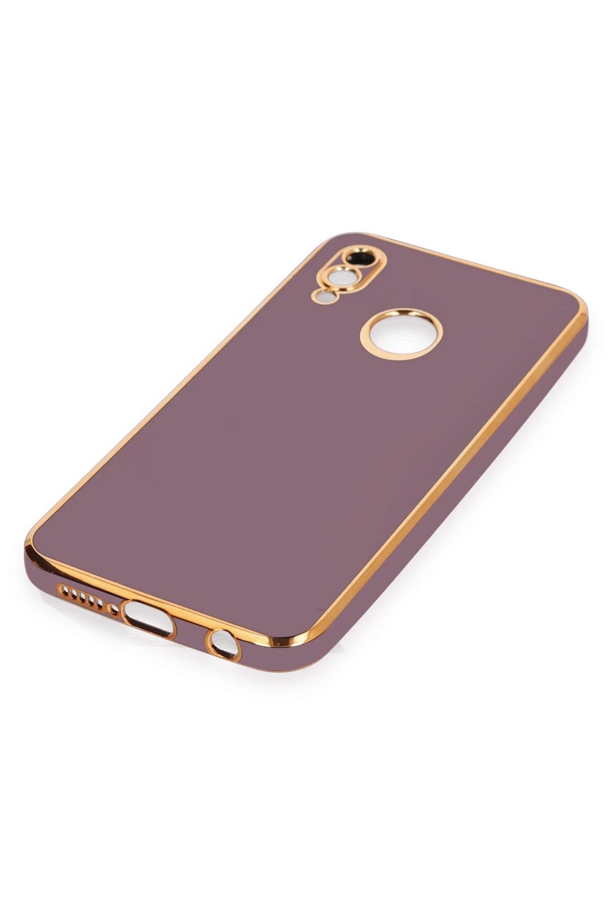 Newface Huawei P20 Lite Kılıf Volet Silikon - Mor