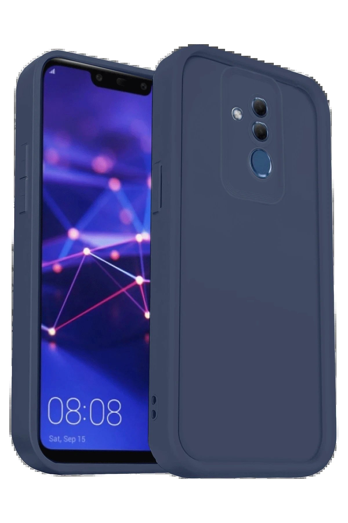 Newface Huawei Mate 20 Lite Kılıf Viera Silikon - Lacivert
