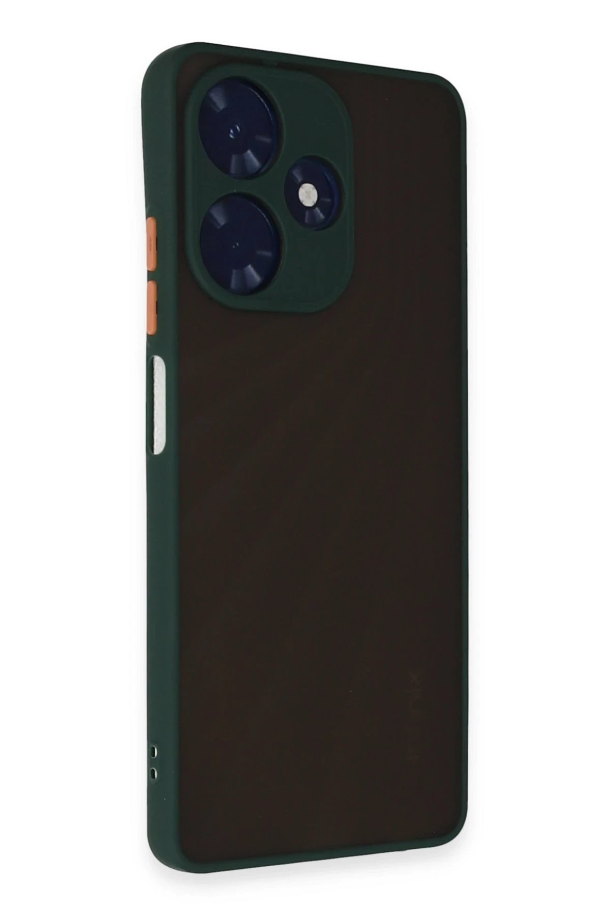 Newface İnfinix Hot 30 4G Kılıf Montreal Silikon Kapak - Yeşil