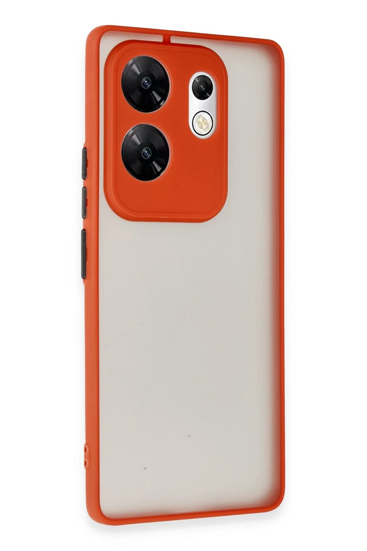 Newface İnfinix Zero 30 4G Kılıf Montreal Silikon Kapak - Kırmızı