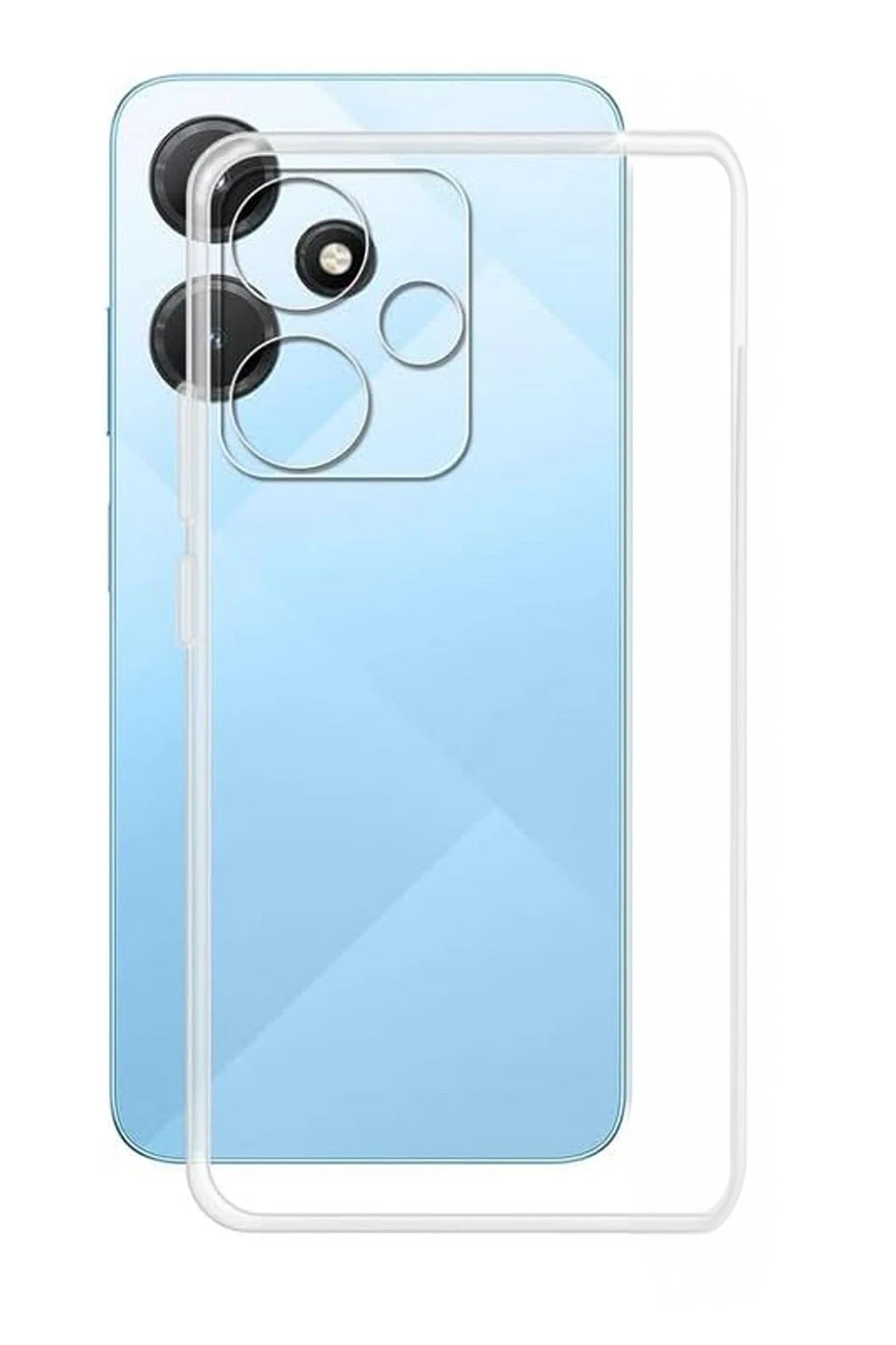 Newface İnfinix Hot 30i Kılıf Lüx Şeffaf Silikon