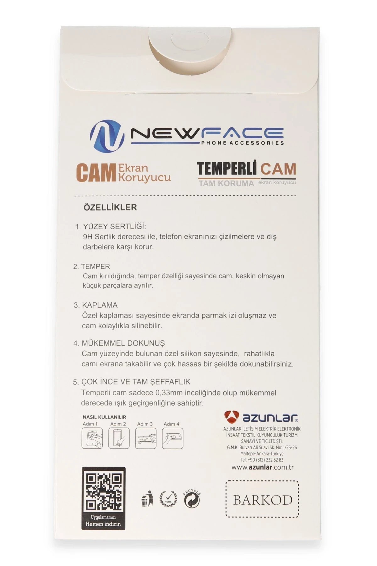 Newface İnfinix Hot 20i 3D Antistatik Hayalet Cam Ekran Koruyucu