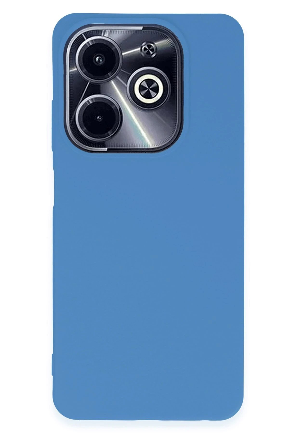 Newface İnfinix Hot 40i Kılıf First Silikon - Mavi