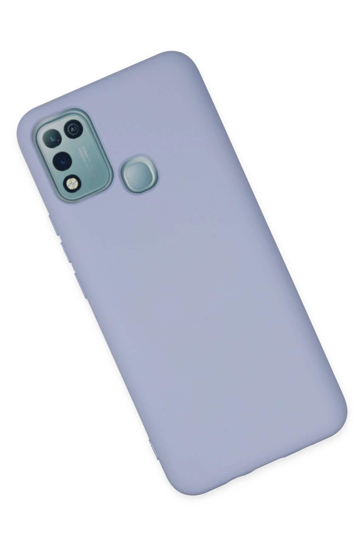 Newface İnfinix Hot 10 Play Kılıf Nano içi Kadife Silikon - Lila