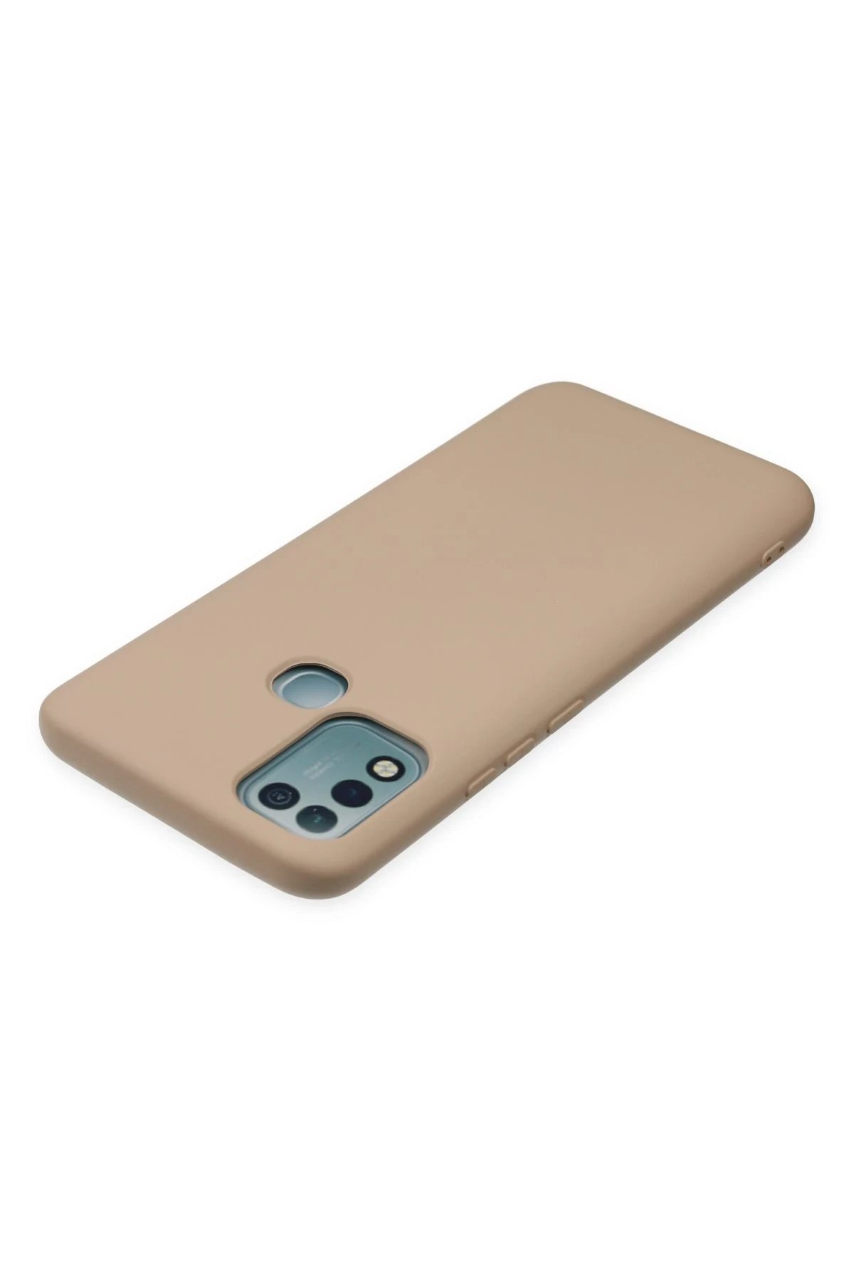 Newface İnfinix Hot 10 Play Kılıf Nano içi Kadife Silikon - Pudra