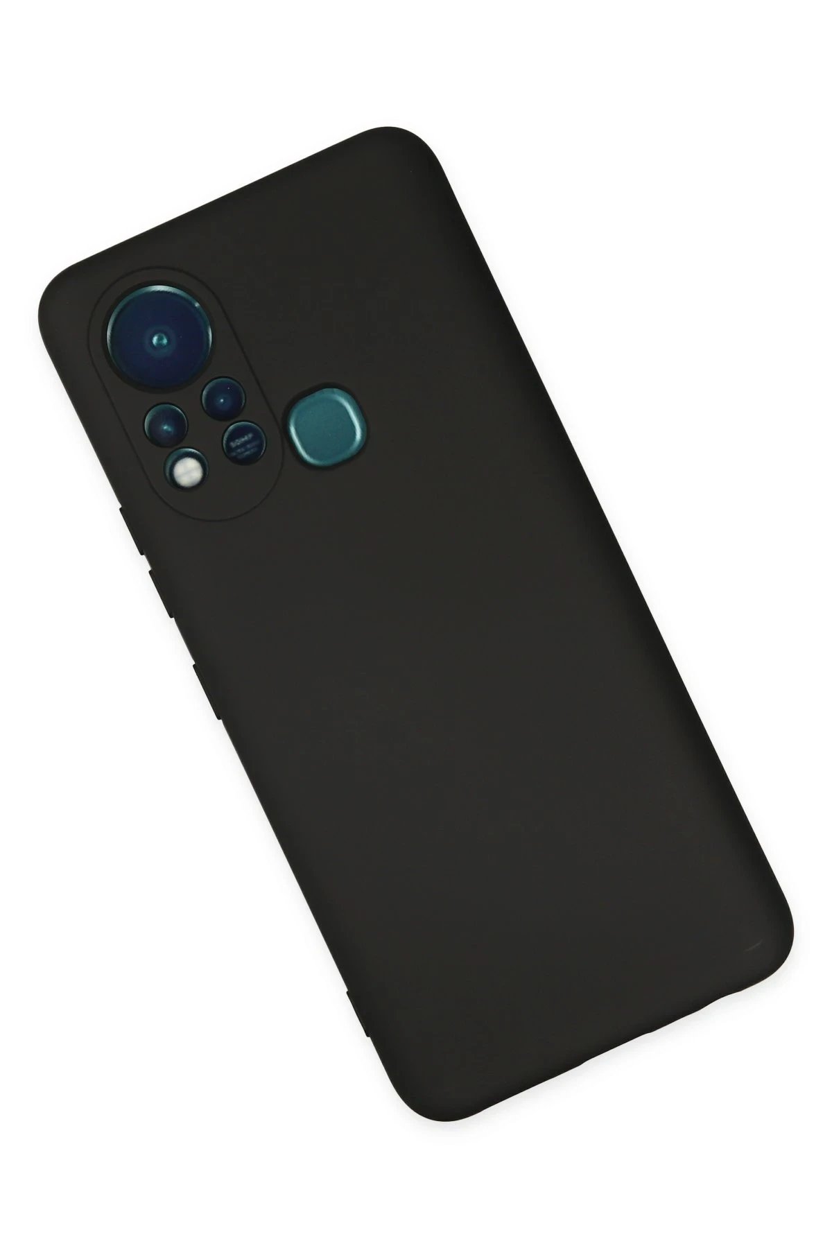 Newface İnfinix Hot 11s Kılıf Nano içi Kadife Silikon - Siyah