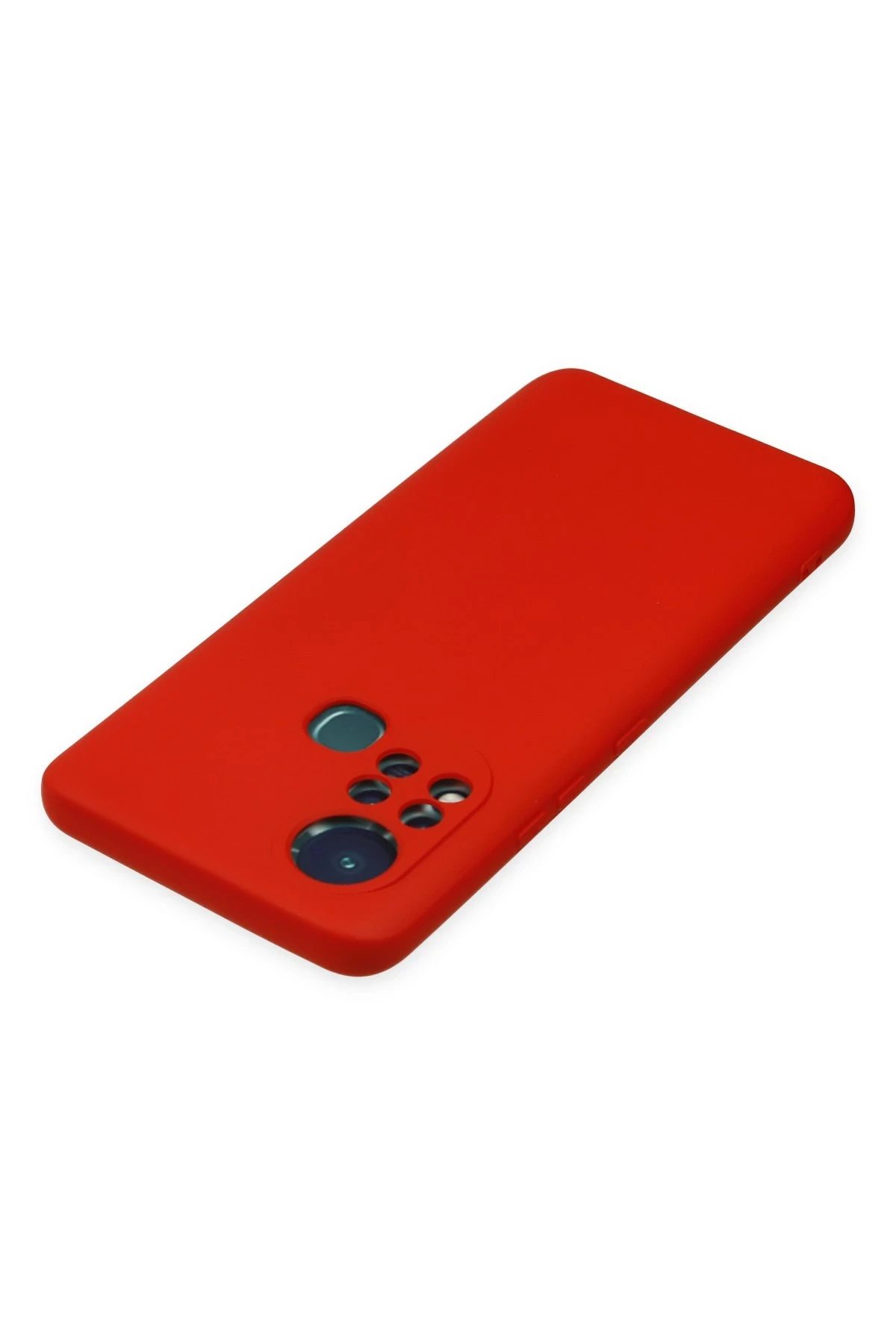 Newface İnfinix Hot 11s Kılıf Nano içi Kadife Silikon - Kırmızı