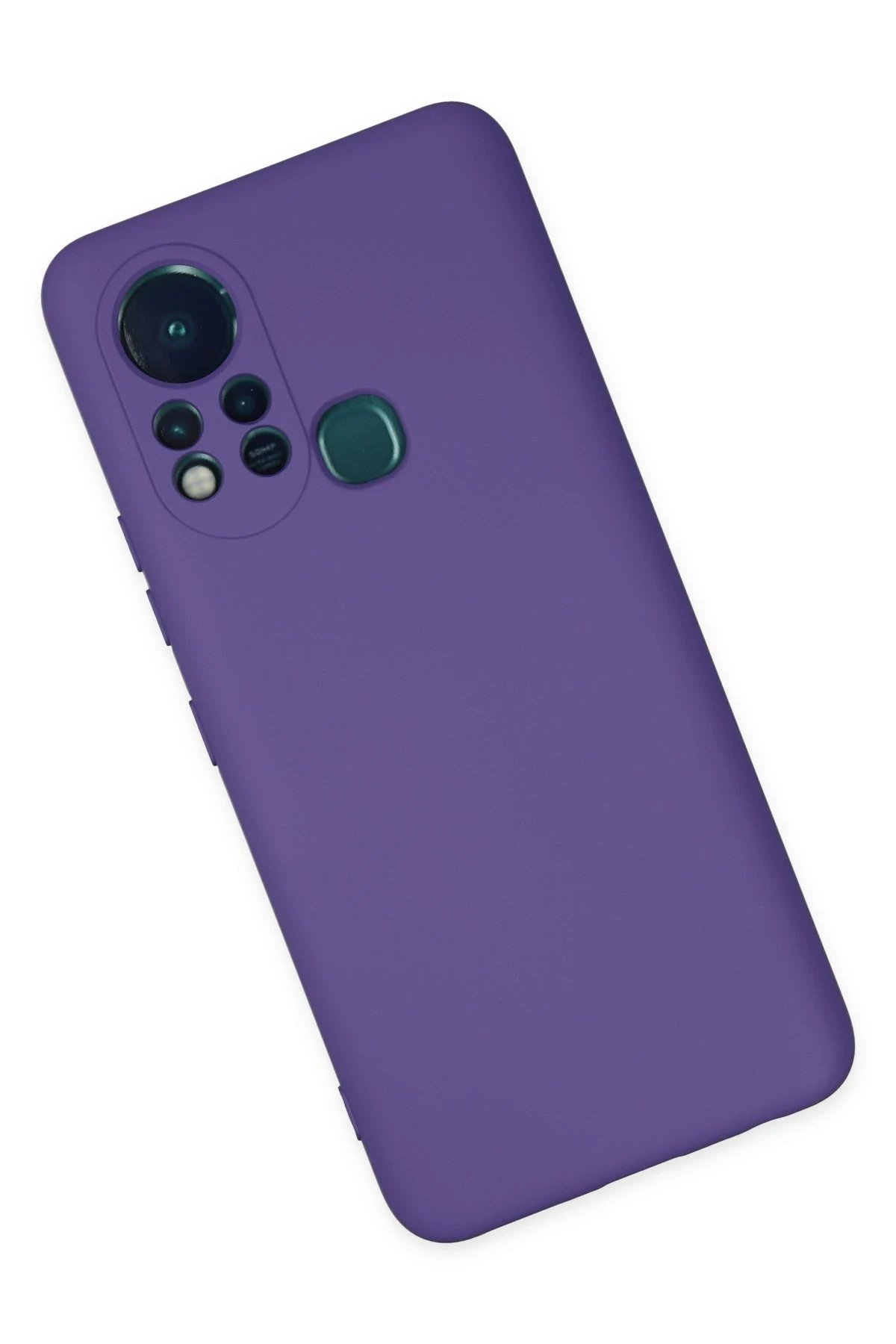 Newface İnfinix Hot 11s Kılıf Nano içi Kadife Silikon - Mor