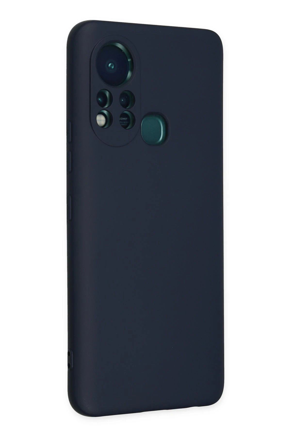 Newface İnfinix Hot 11s Kılıf Nano içi Kadife Silikon - Lacivert