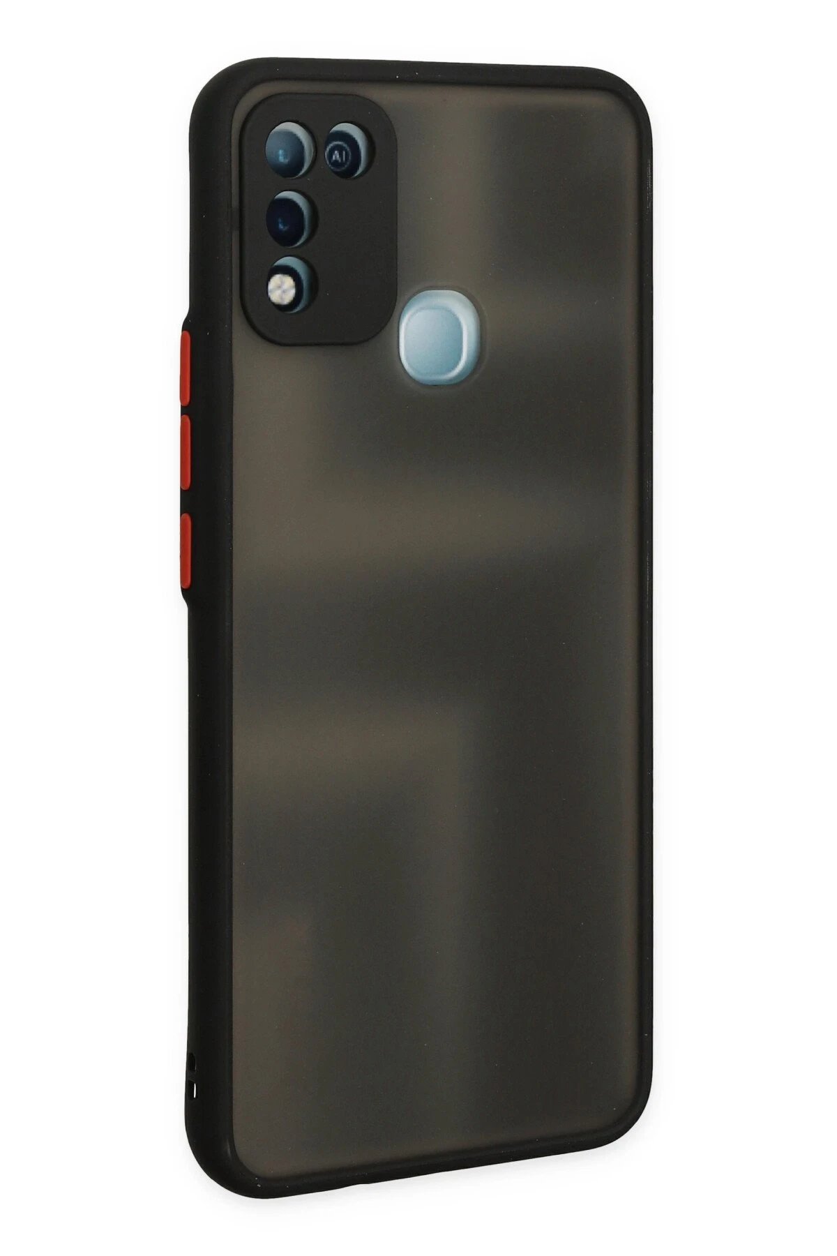 Newface İnfinix Hot 10 Play Kılıf Montreal Silikon Kapak - Siyah