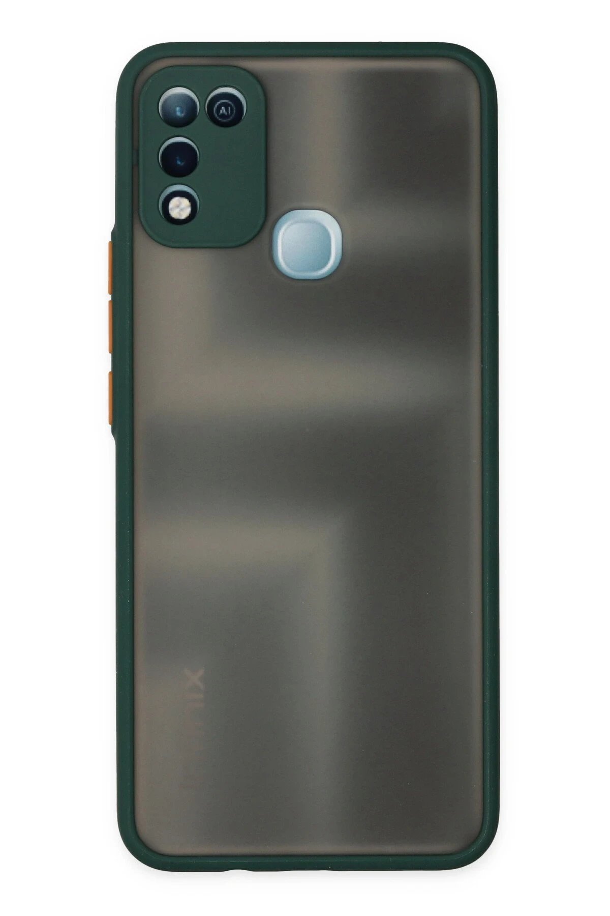 Newface İnfinix Hot 10 Play Kılıf Montreal Silikon Kapak - Yeşil