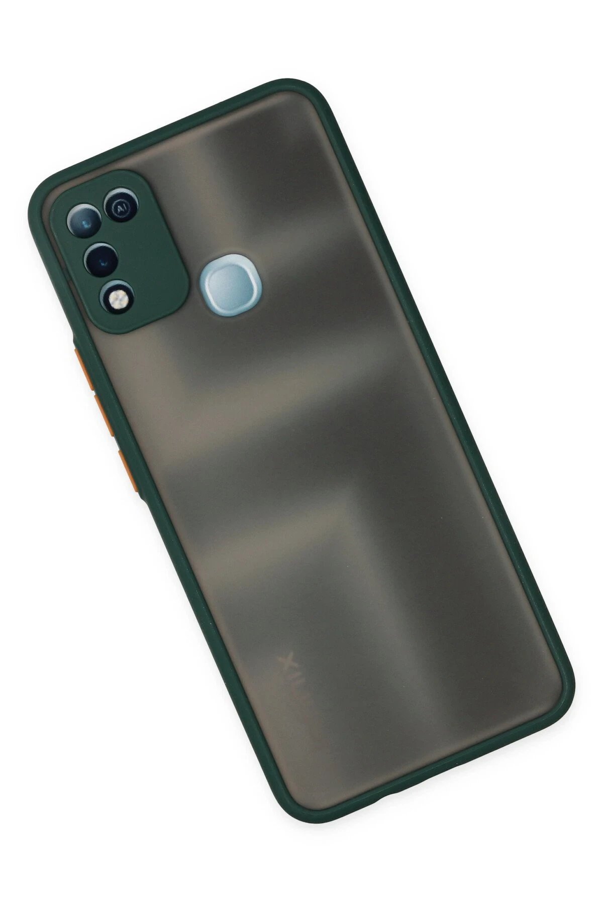 Newface İnfinix Hot 10 Play Kılıf Montreal Silikon Kapak - Yeşil