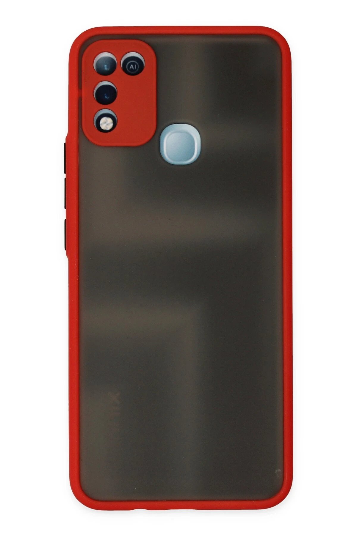 Newface İnfinix Hot 10 Play Kılıf Montreal Silikon Kapak - Kırmızı