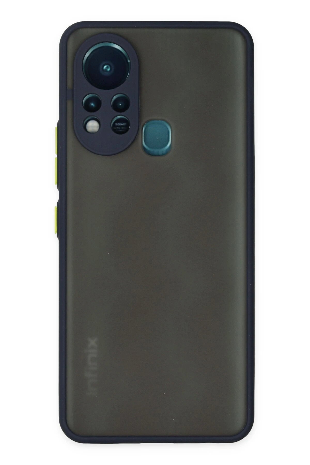 Newface İnfinix Hot 11s Kılıf Montreal Silikon Kapak - Lacivert