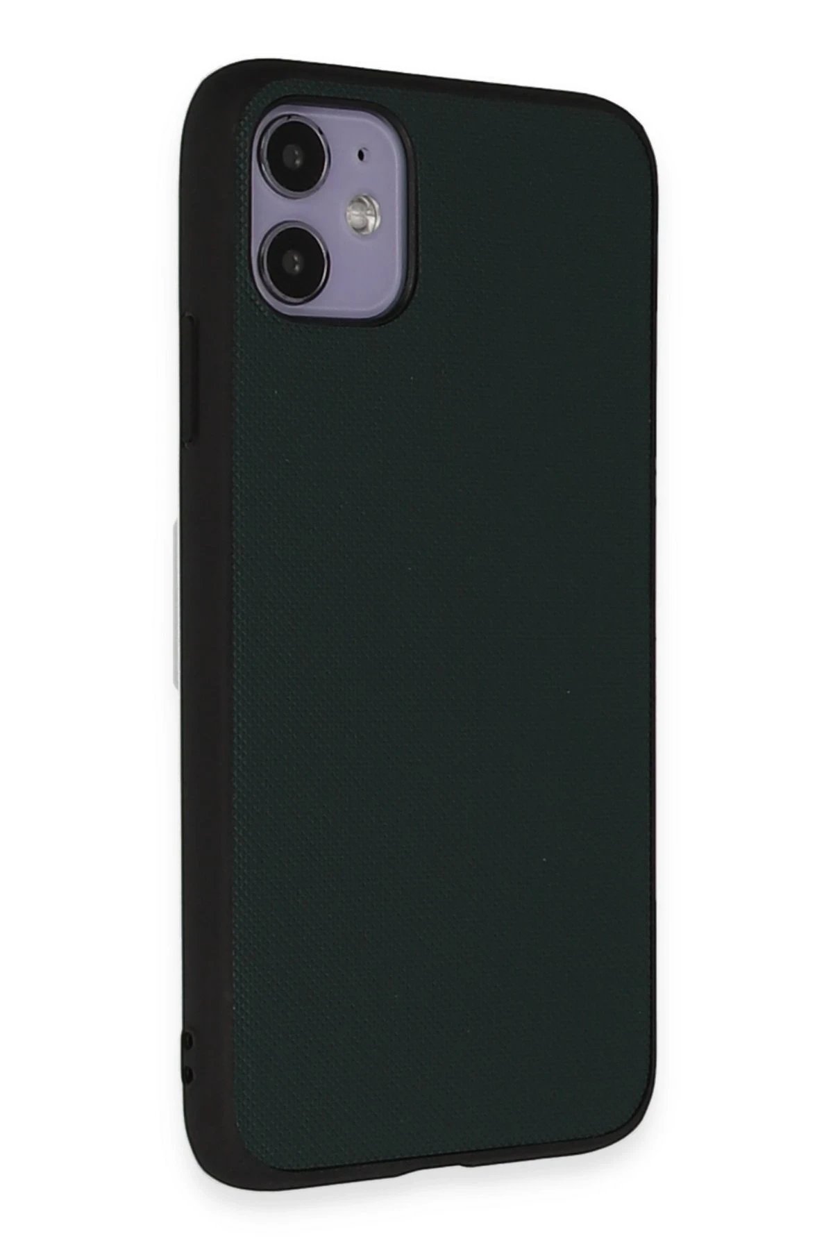 Newface iPhone 11 Kılıf Taft Kapak - Koyu Yeşil