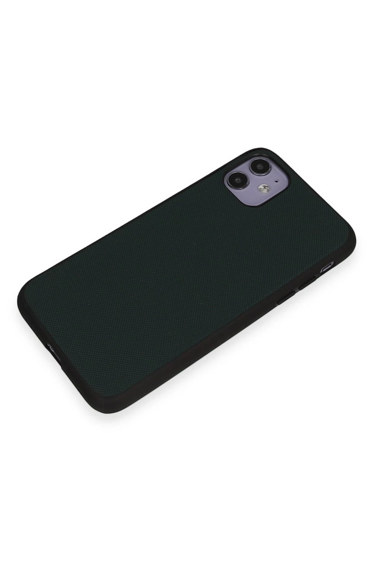 Newface iPhone 11 Kılıf Taft Kapak - Koyu Yeşil