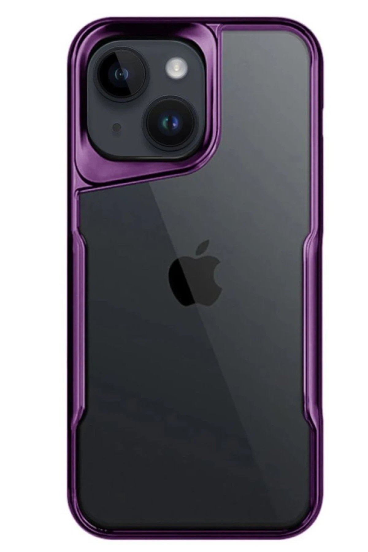 Newface iPhone 14 Kılıf Boyi Silikon Kapak - Derin Mor