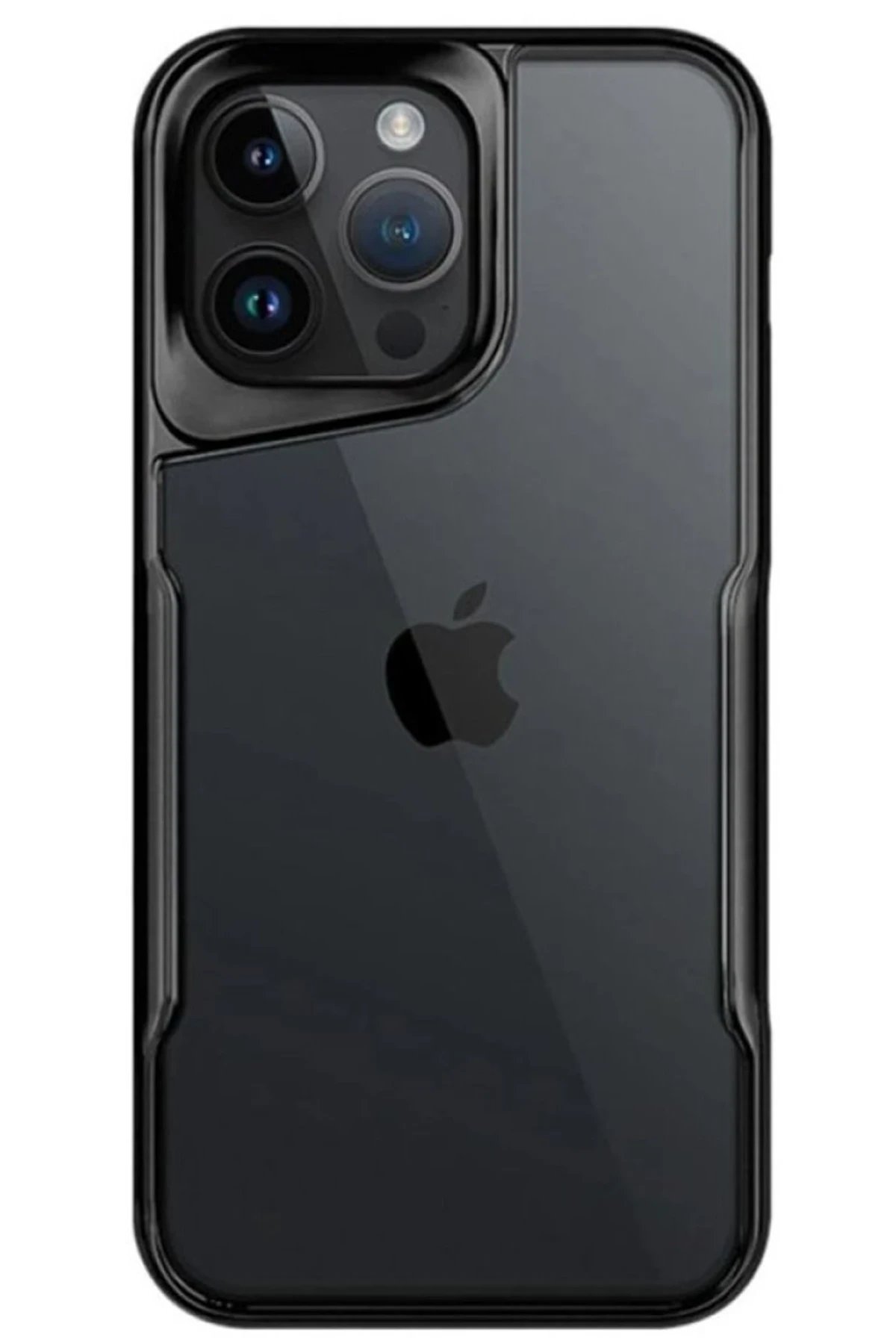 Newface iPhone 14 Pro Max Kılıf Boyi Silikon Kapak - Siyah