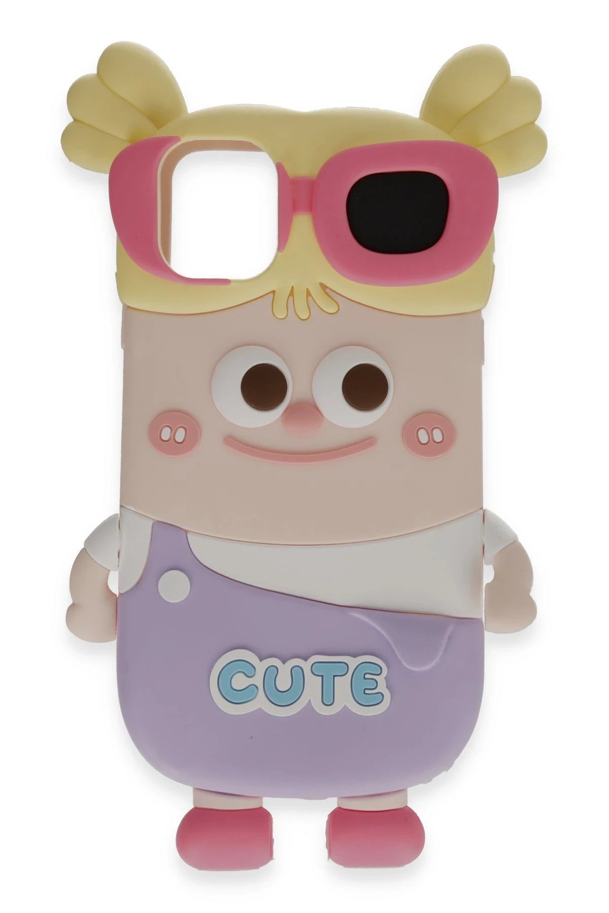 Newface iPhone 15 Pro Kılıf Poky Karakter Silikon Kapak - Desen 8