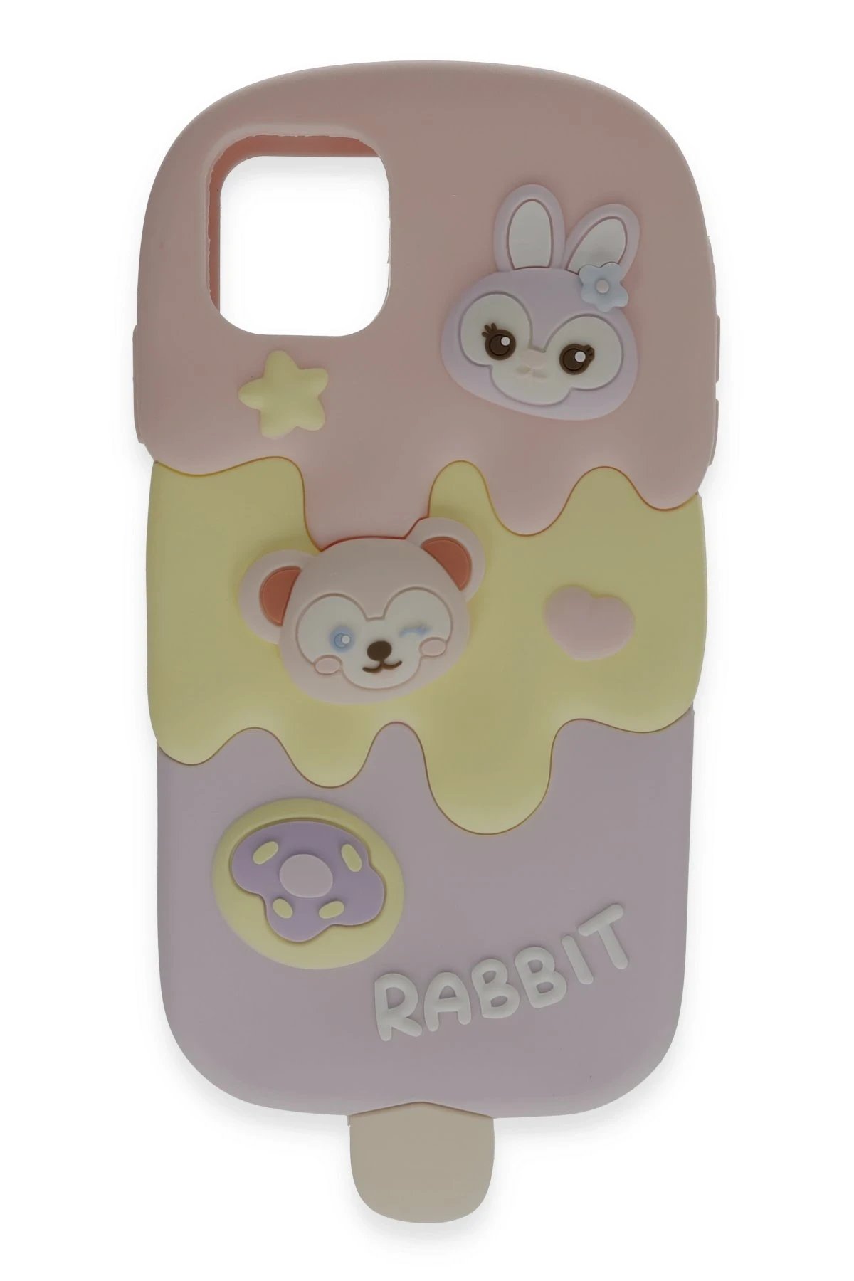 Newface iPhone 15 Pro Max Kılıf Poky Karakter Silikon Kapak - Desen 11