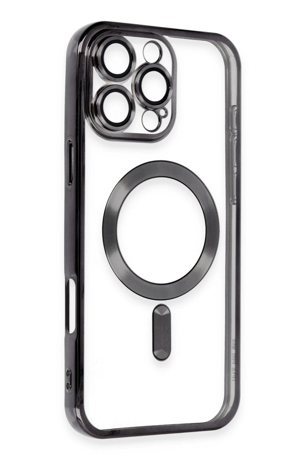 Newface iPhone 16 Pro Max Kılıf Kross Magneticsafe Kapak - Siyah