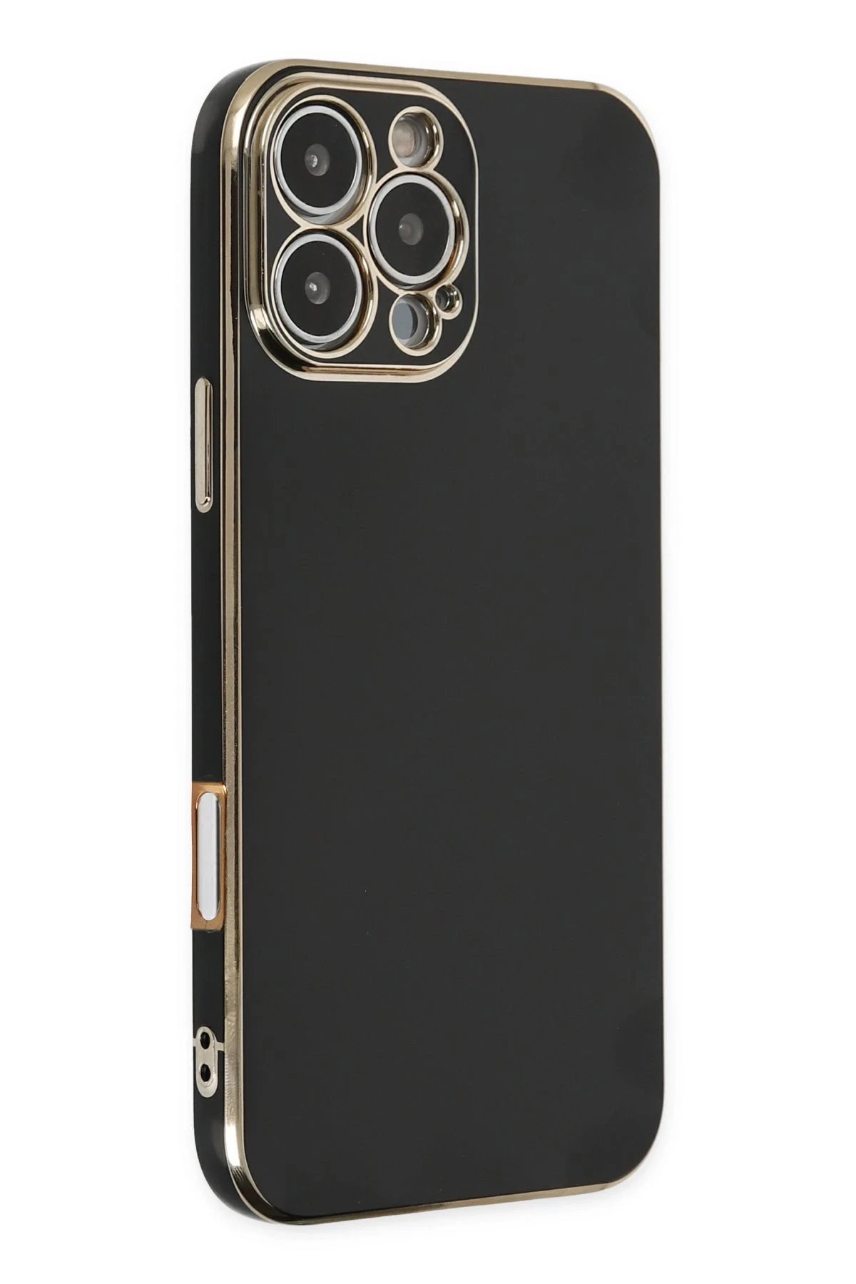 Newface iPhone 16 Pro Kılıf Volet Silikon - Siyah