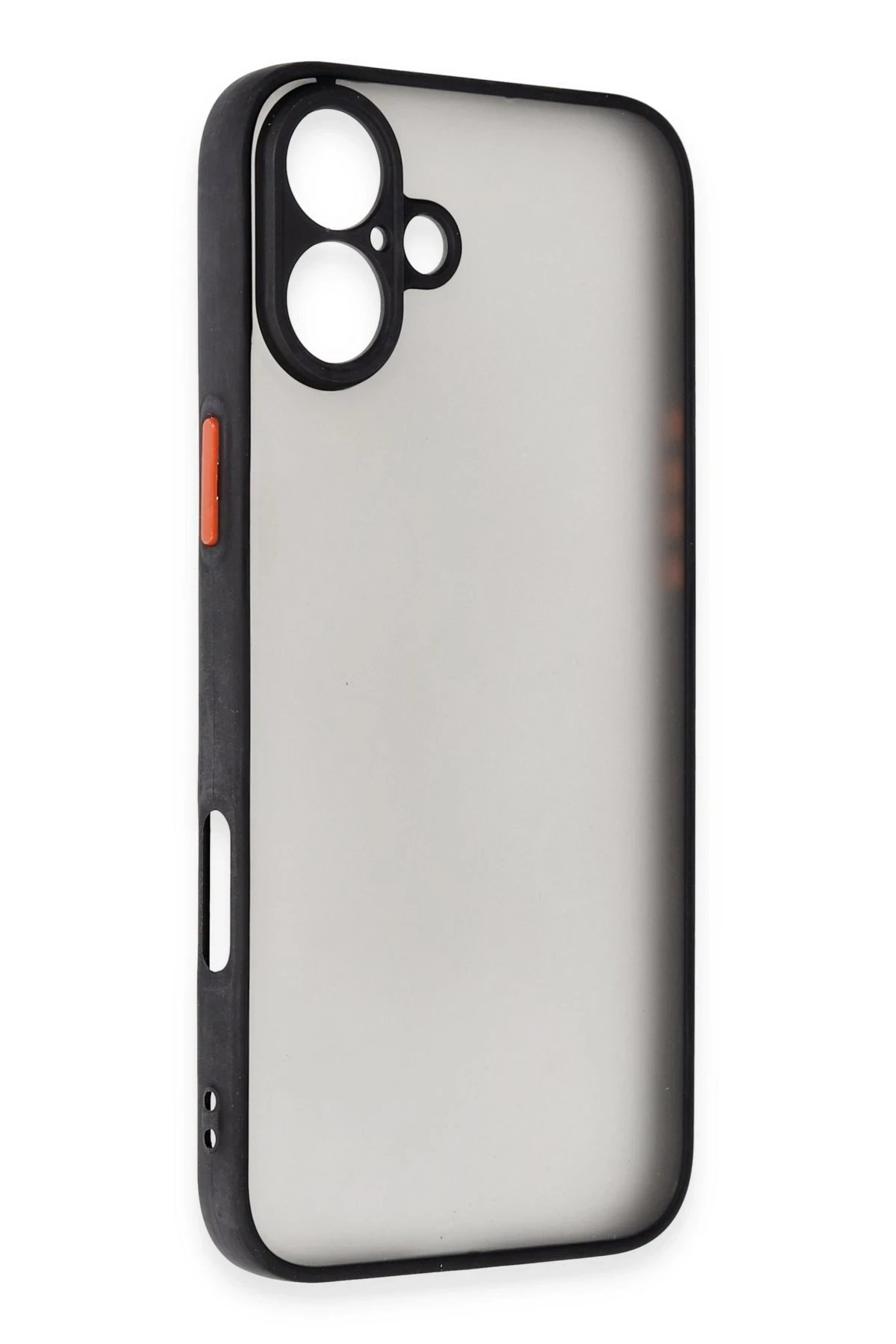 Newface iPhone 16 Plus Kılıf Montreal Silikon Kapak - Siyah