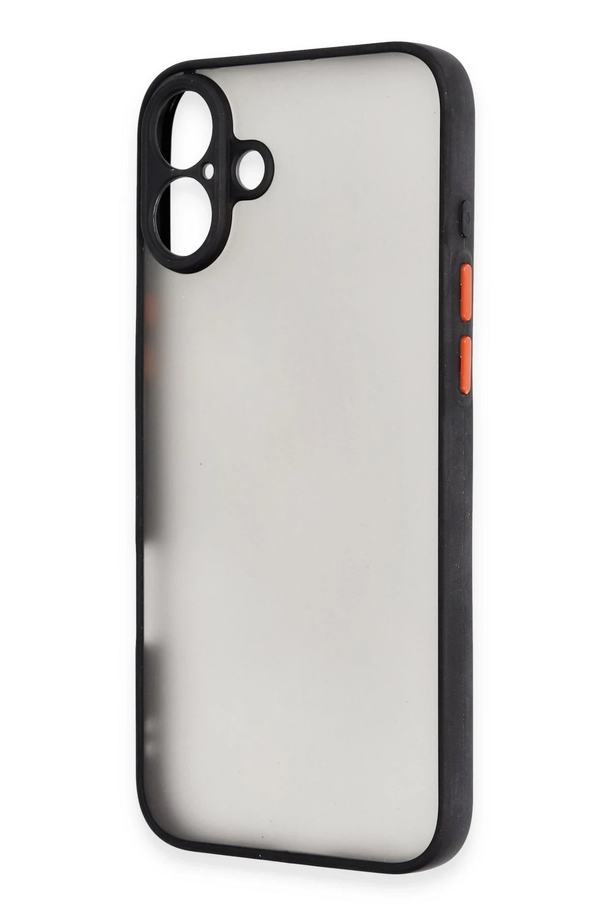 Newface iPhone 16 Plus Kılıf Montreal Silikon Kapak - Siyah