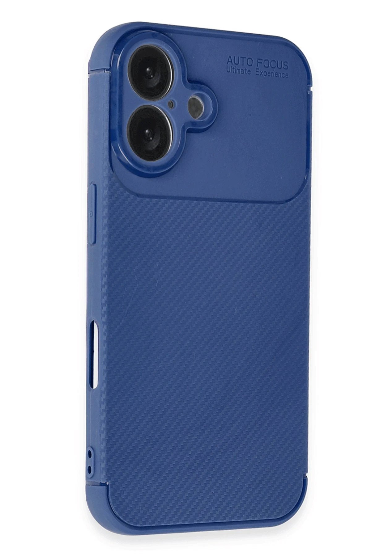 Newface iPhone 16 Plus Kılıf Auto Focus Karbon Kapak - Lacivert