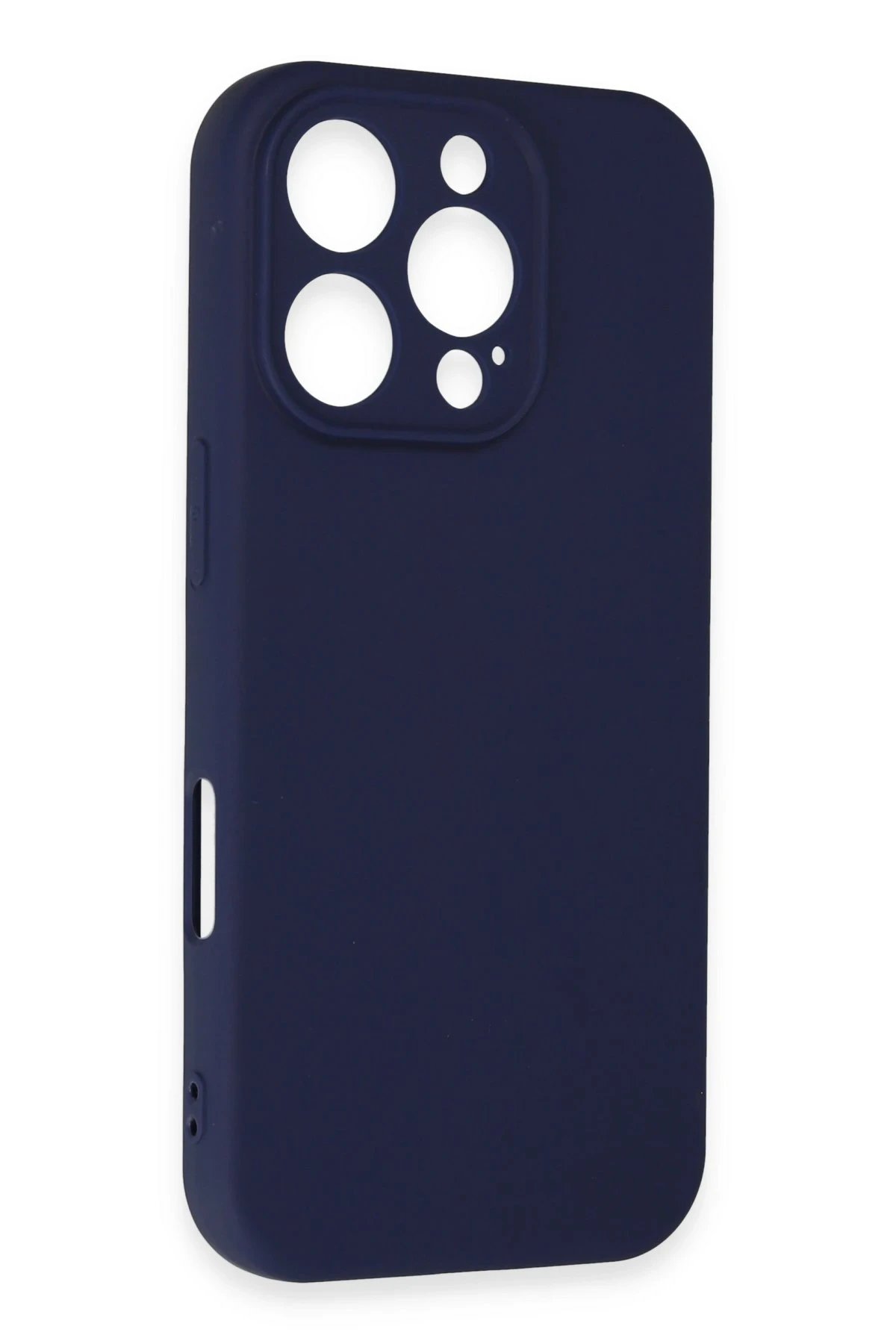 Newface iPhone 16 Pro Kılıf First Silikon - Lacivert