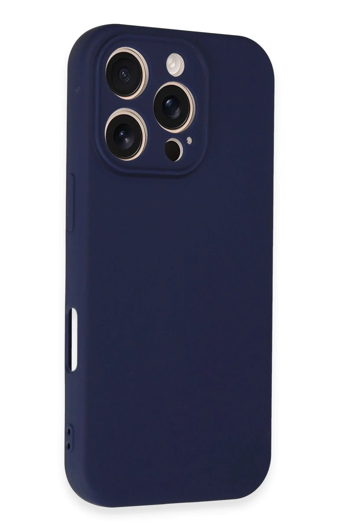 Newface iPhone 16 Pro Kılıf First Silikon - Lacivert