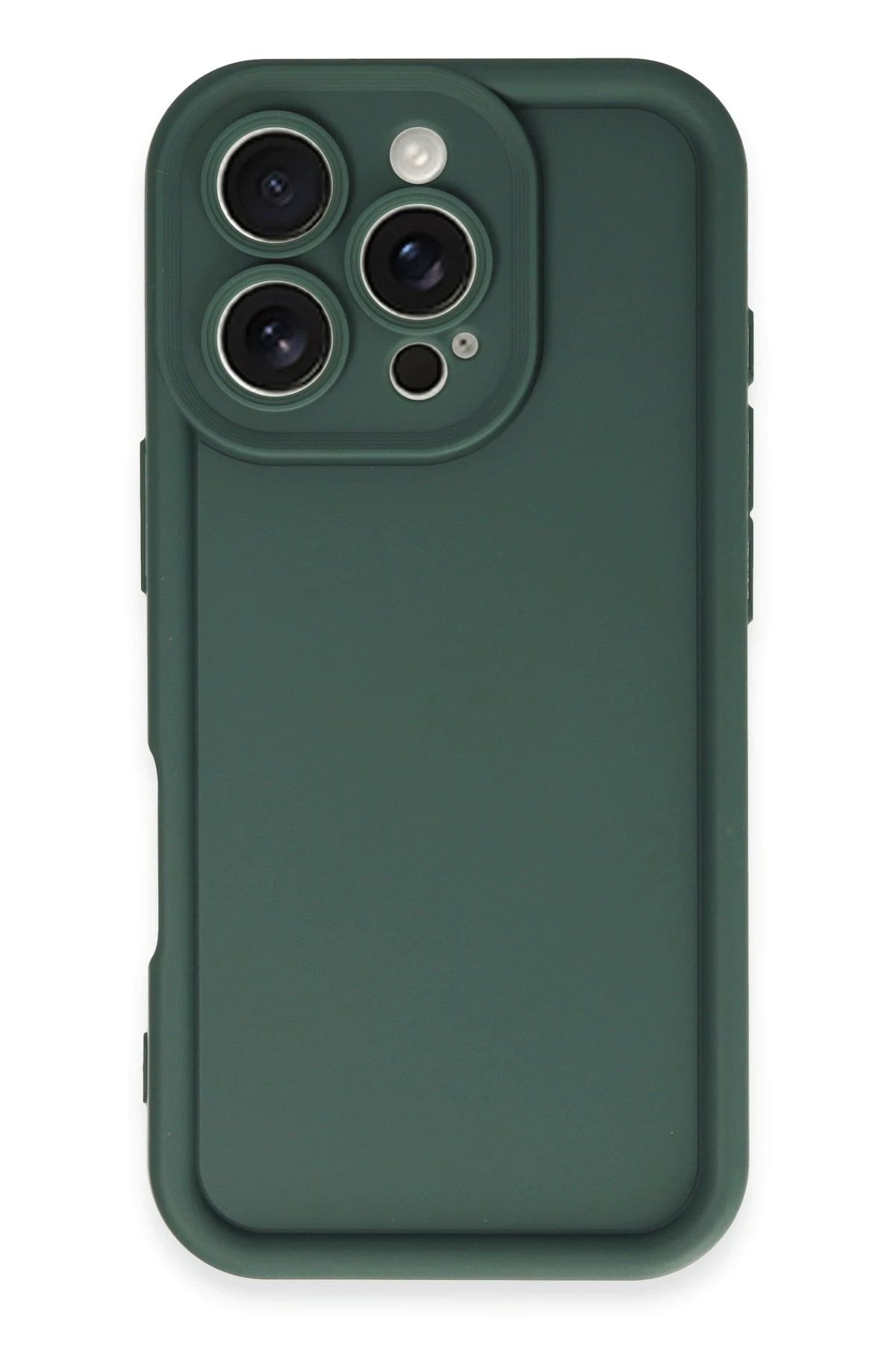 Newface iPhone 16 Pro Kılıf Viera Silikon - Koyu Yeşil