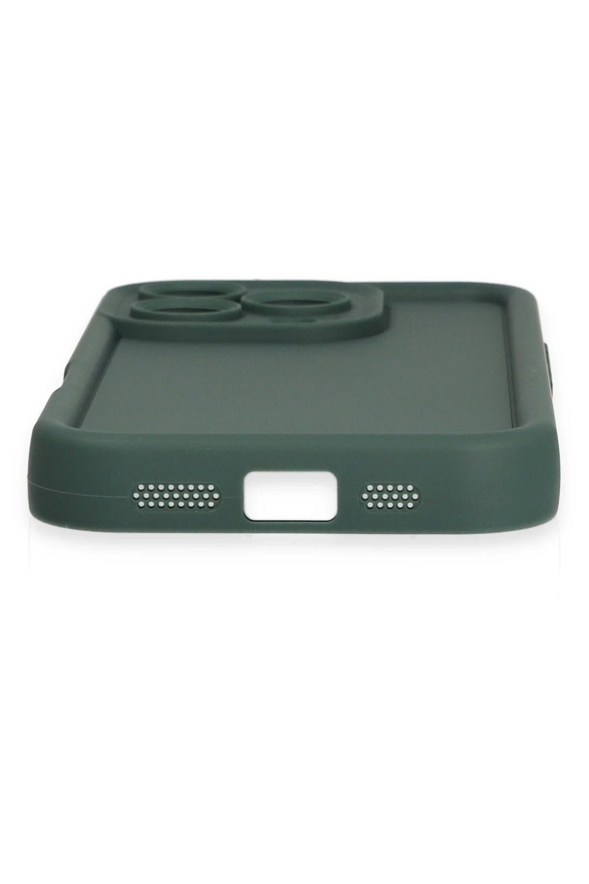 Newface iPhone 16 Pro Kılıf Viera Silikon - Koyu Yeşil