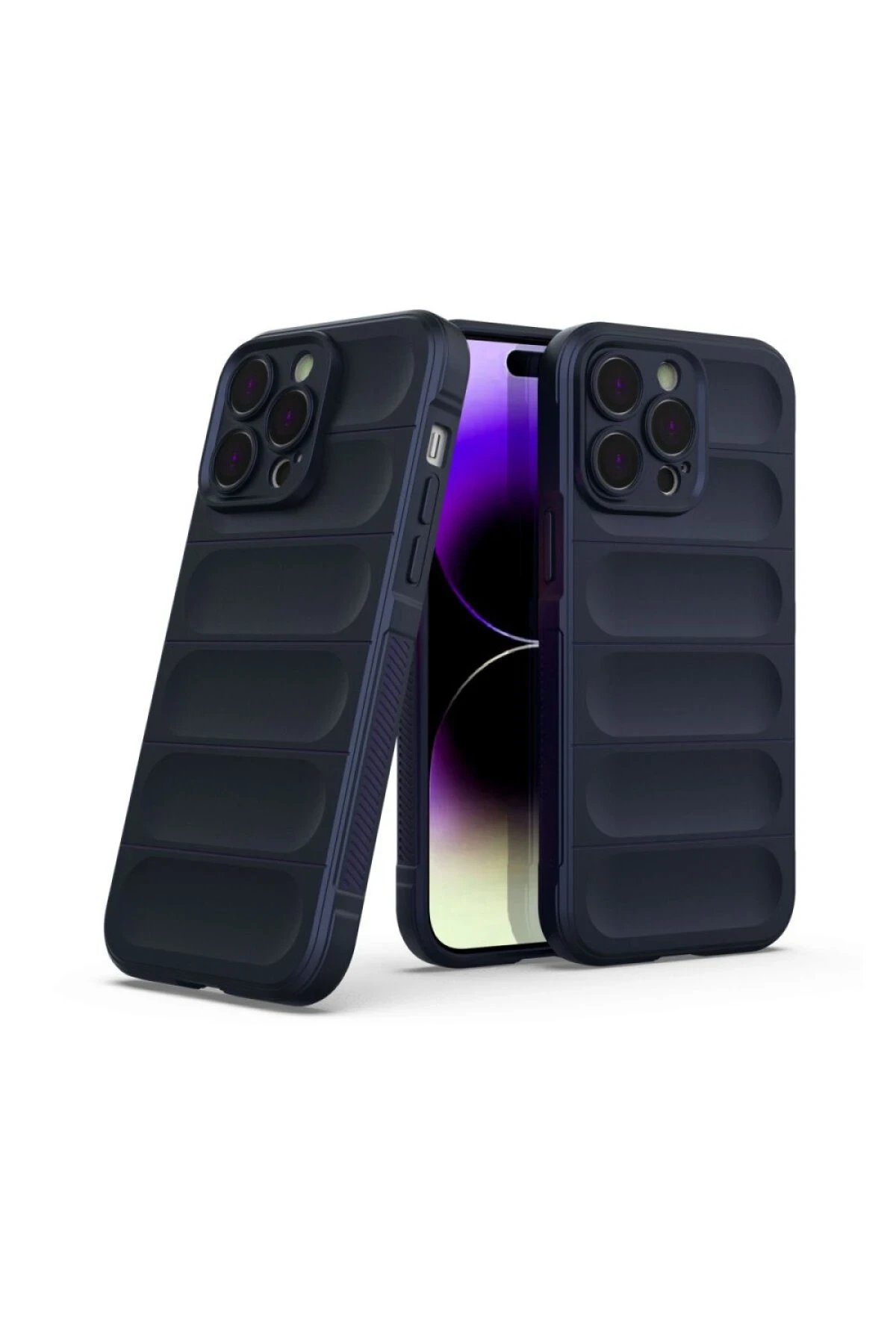 Newface iPhone 16 Pro Max Kılıf Optimum Silikon - Lacivert