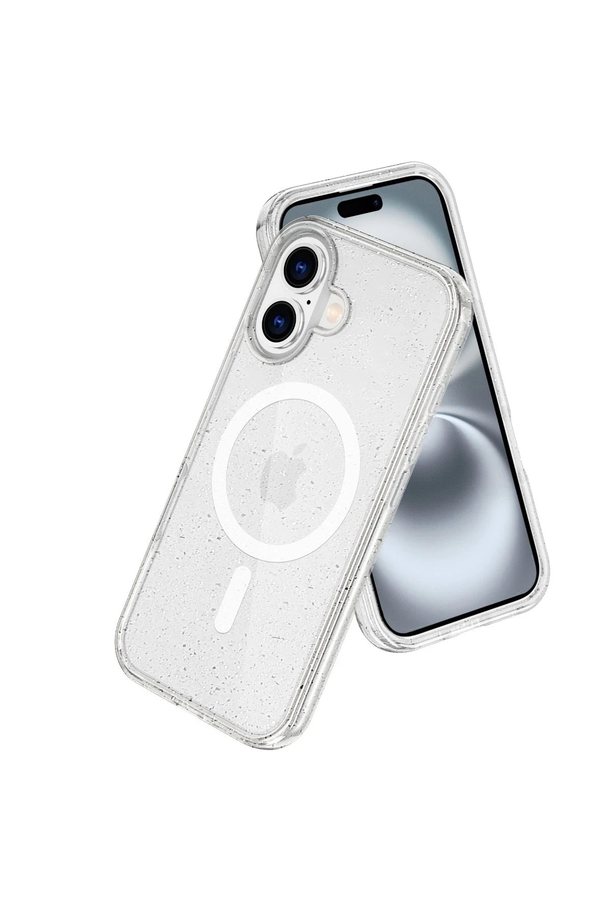 Newface iPhone 16 Plus Kılıf Glow Magsafe Kapak - Şeffaf