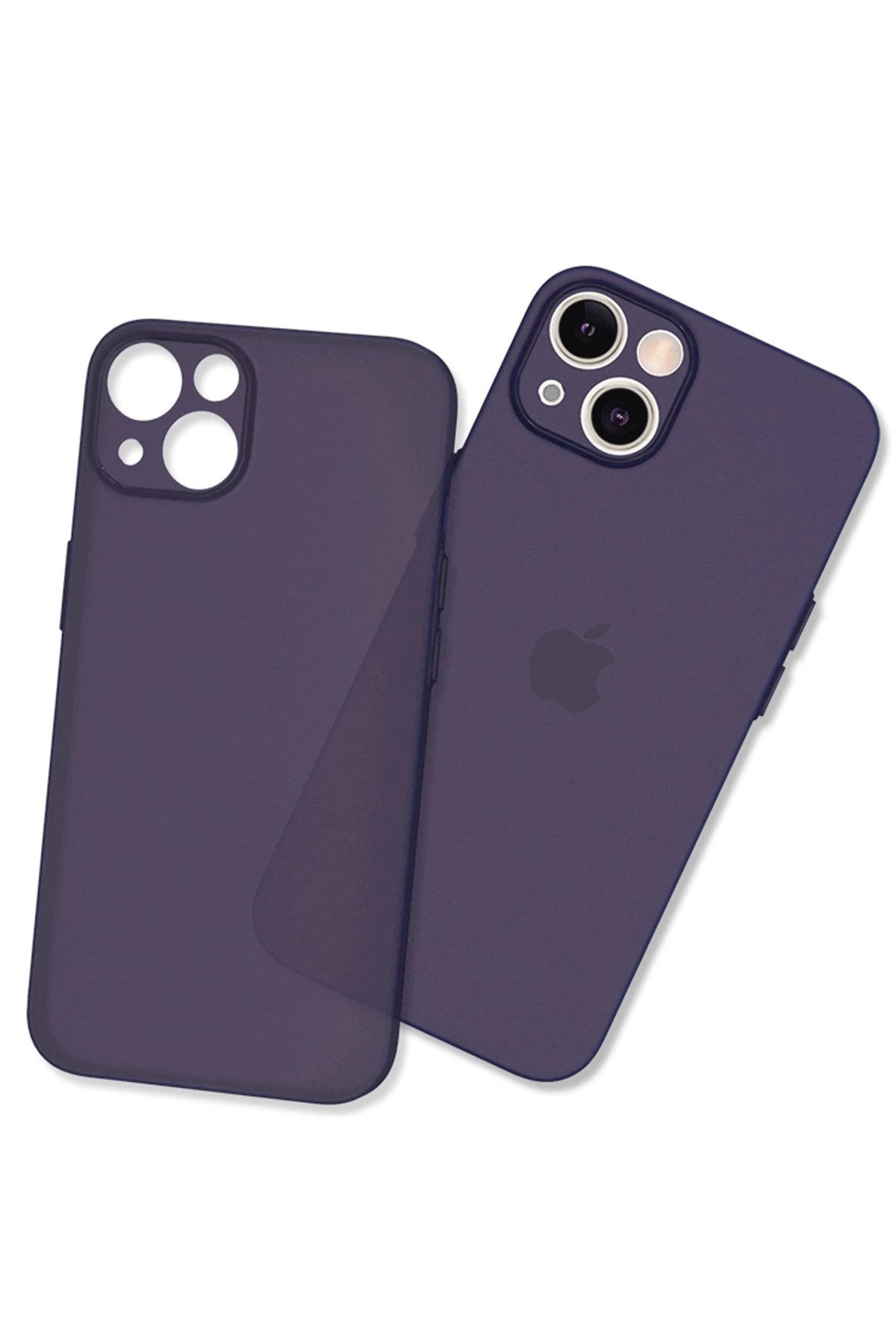 Newface iPhone 13 Mini Kılıf Puma Silikon - Koyu Mor