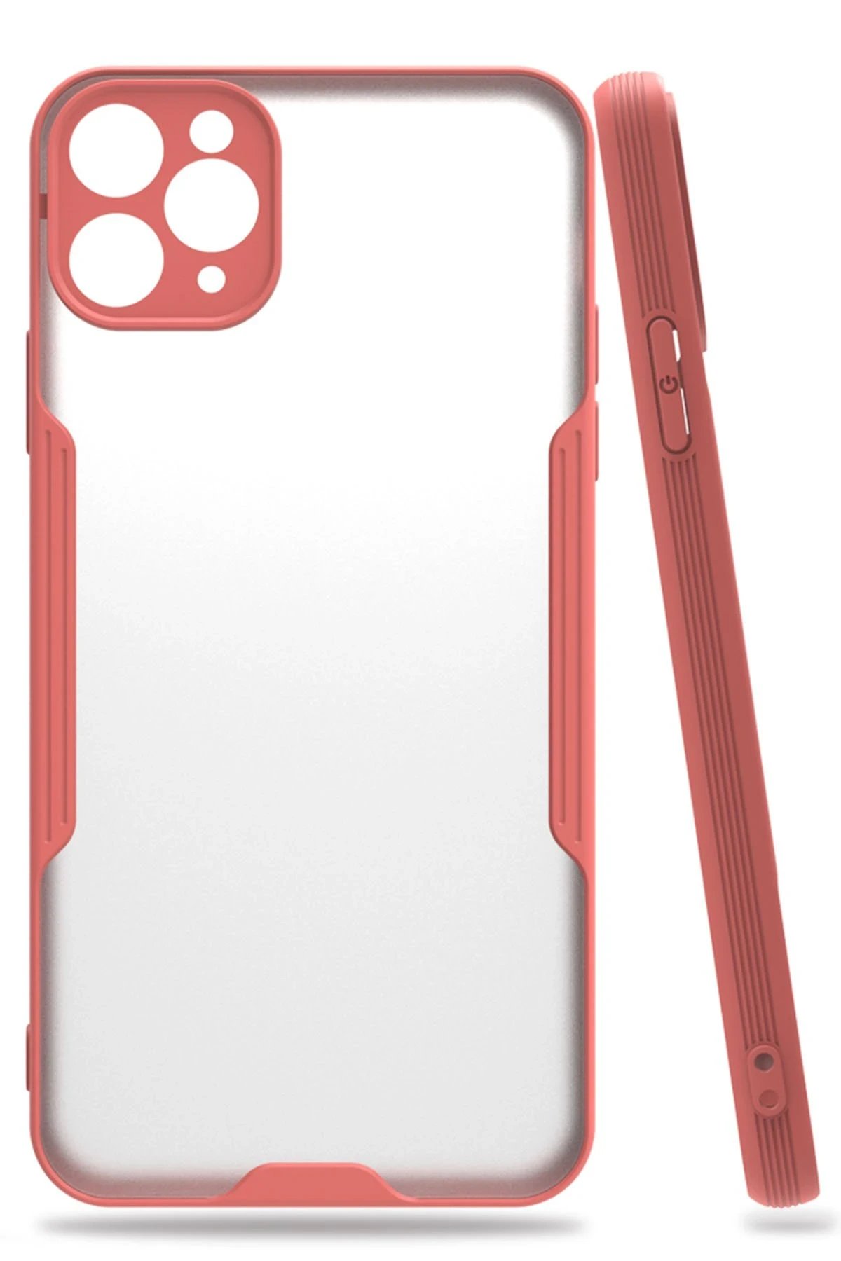 Newface iPhone 11 Pro Kılıf Platin Silikon - Pembe