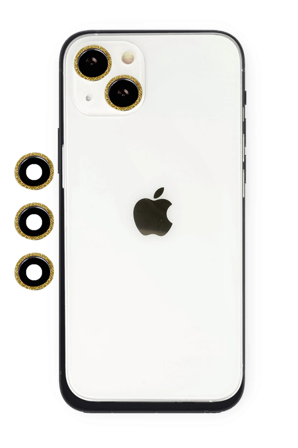 Newface iPhone 14 Shine Kamera Lens - Gold