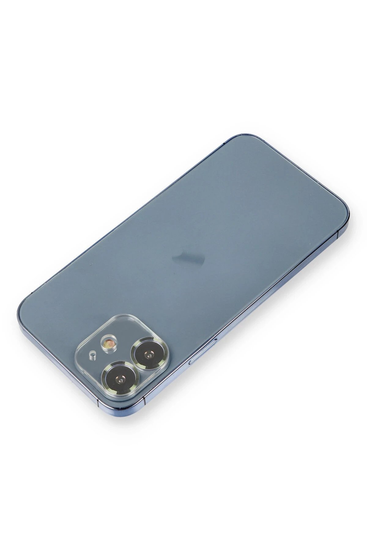 Newface iPhone 12 Mini Metal Kamera Lens Koruma Cam - Koyu Yeşil