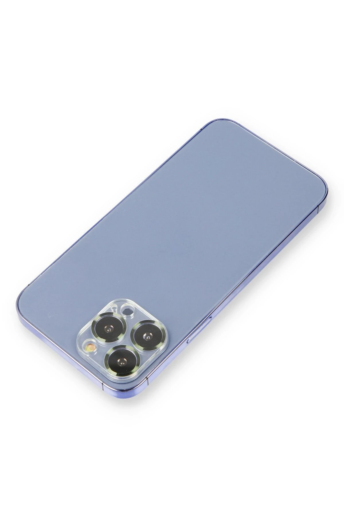 Newface iPhone 13 Pro Max Metal Kamera Lens Koruma Cam - Koyu Yeşil