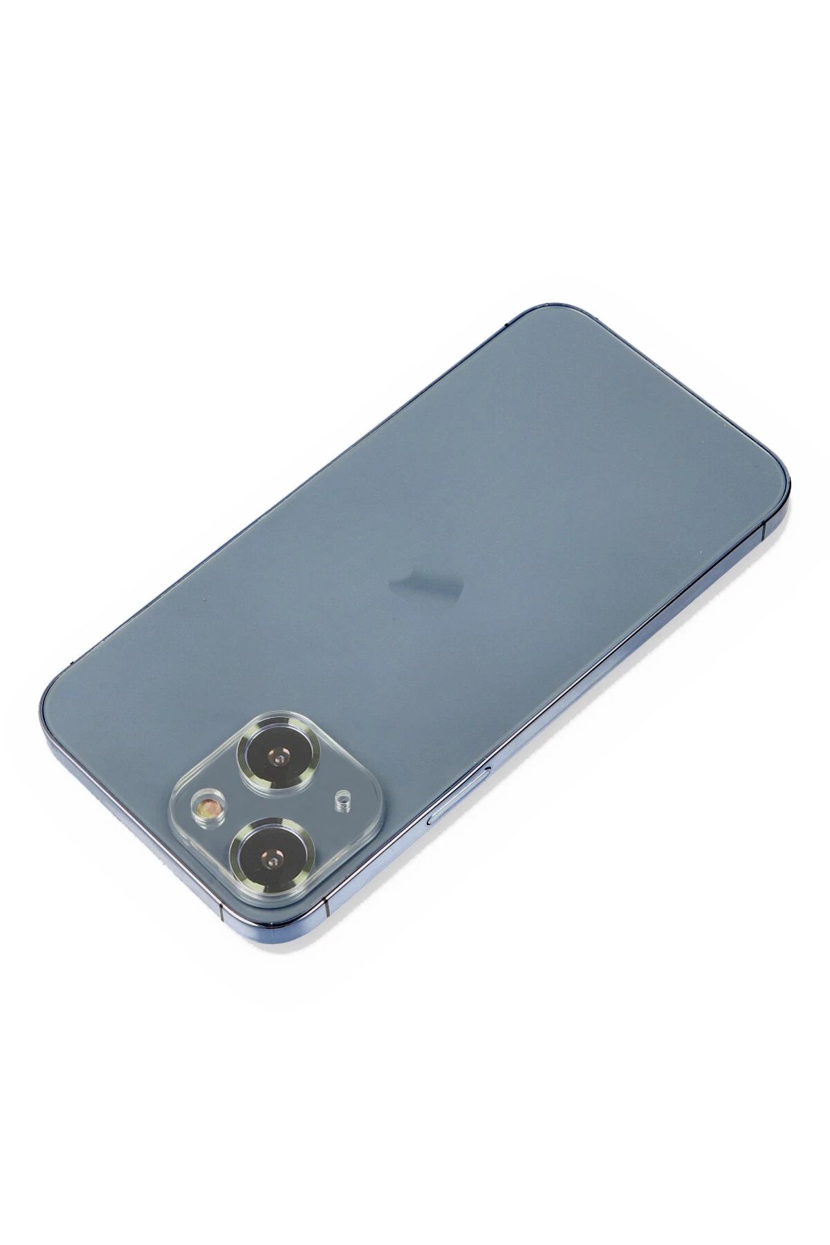 Newface iPhone 14 Plus Metal Kamera Lens Koruma Cam - Koyu Yeşil