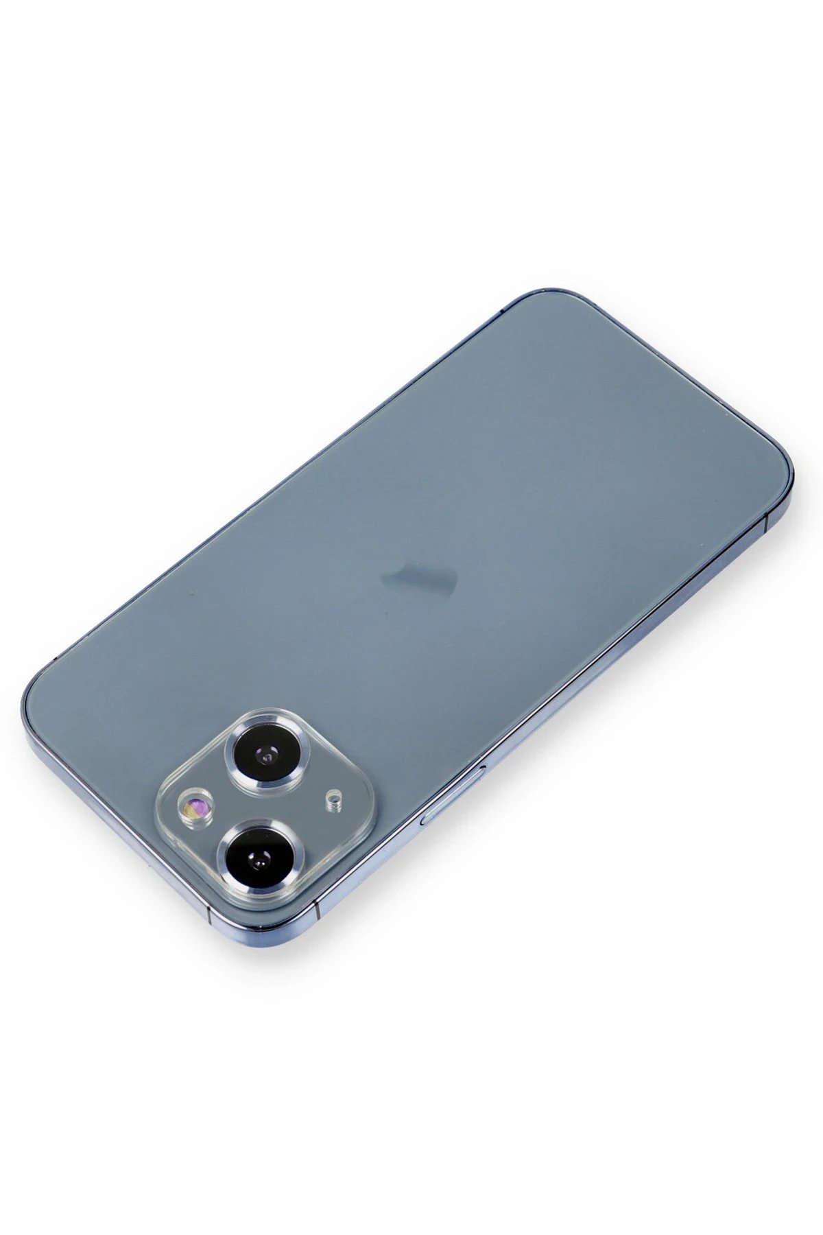Newface iPhone 14 Plus Metal Kamera Lens Koruma Cam - Sierra Blue