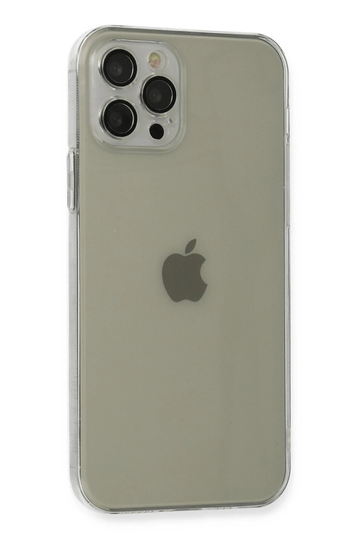 Newface iPhone 12 Pro Kılıf Fly Lens Silikon - Şeffaf