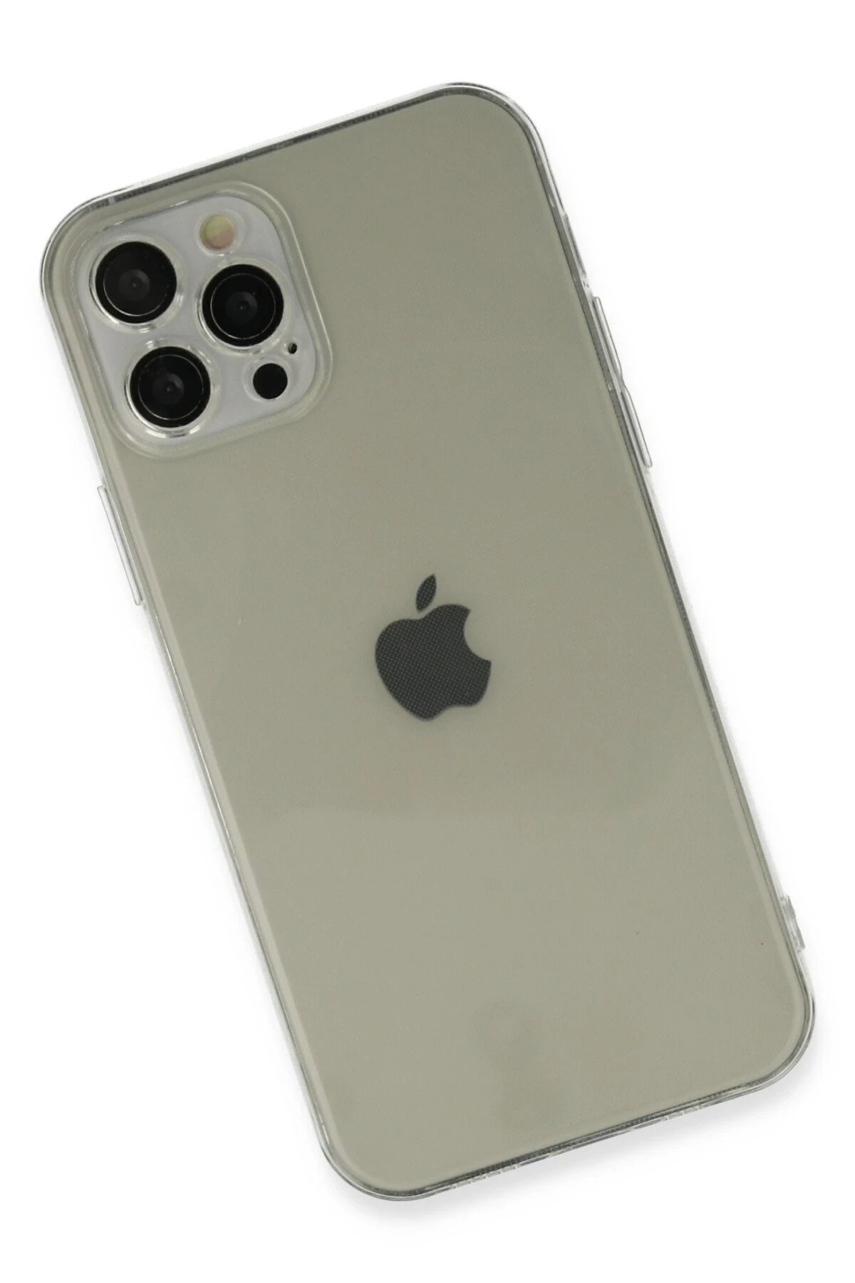 Newface iPhone 12 Pro Kılıf Fly Lens Silikon - Şeffaf