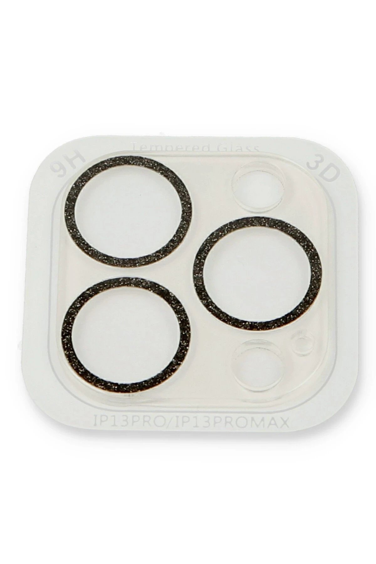 Newface iPhone 13 Pro Max Shine Kamera Lens Koruma Cam - Siyah