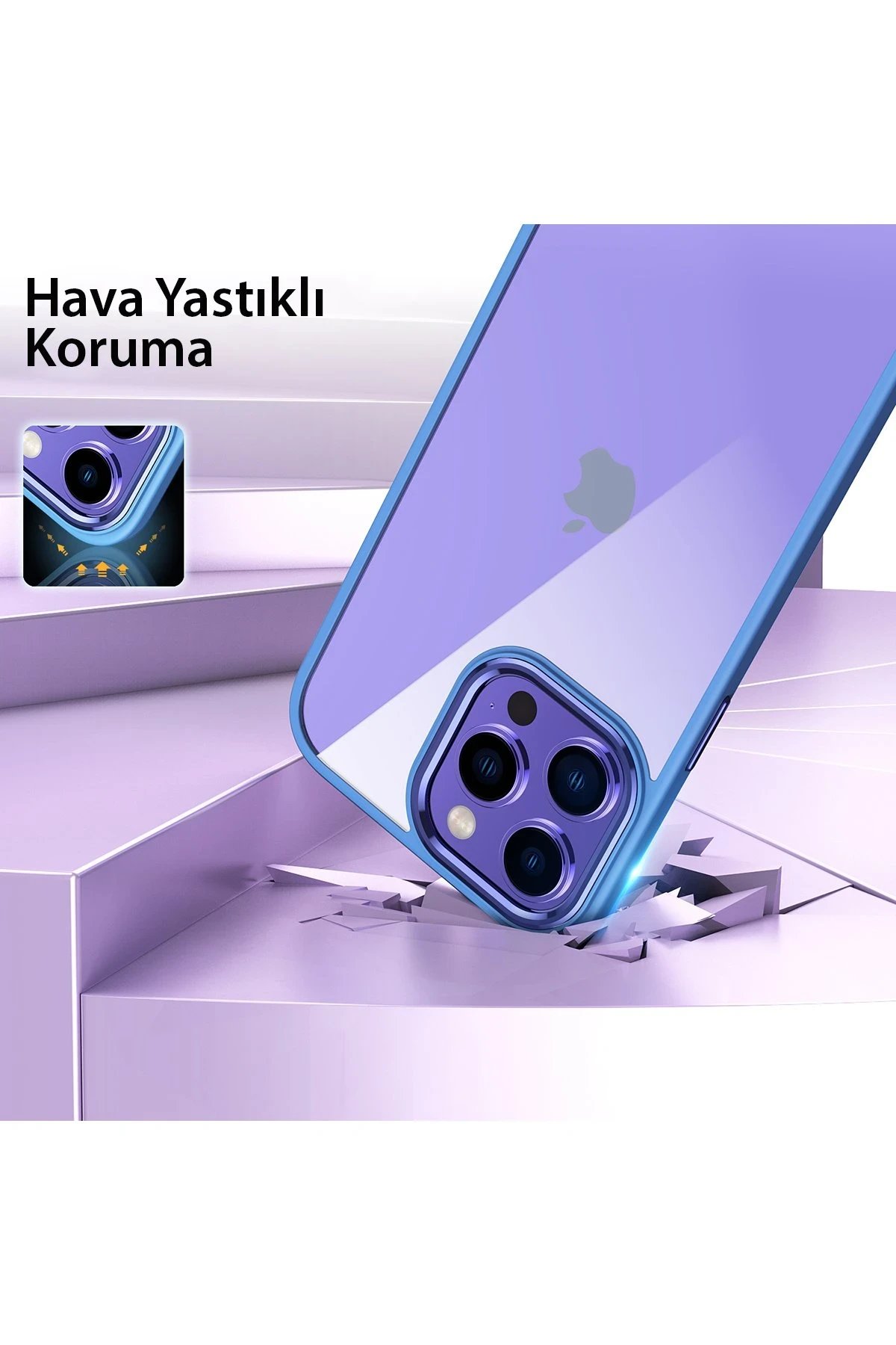 Newface iPhone 13 Pro Max Kılıf Power Silikon - Koyu Yeşil