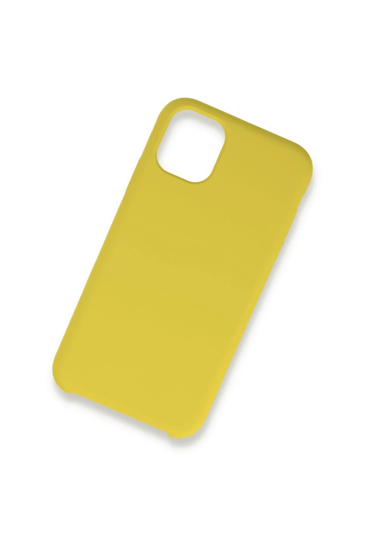 Newface iPhone 11 Pro Max Kılıf Lansman Legant Silikon - Sarı