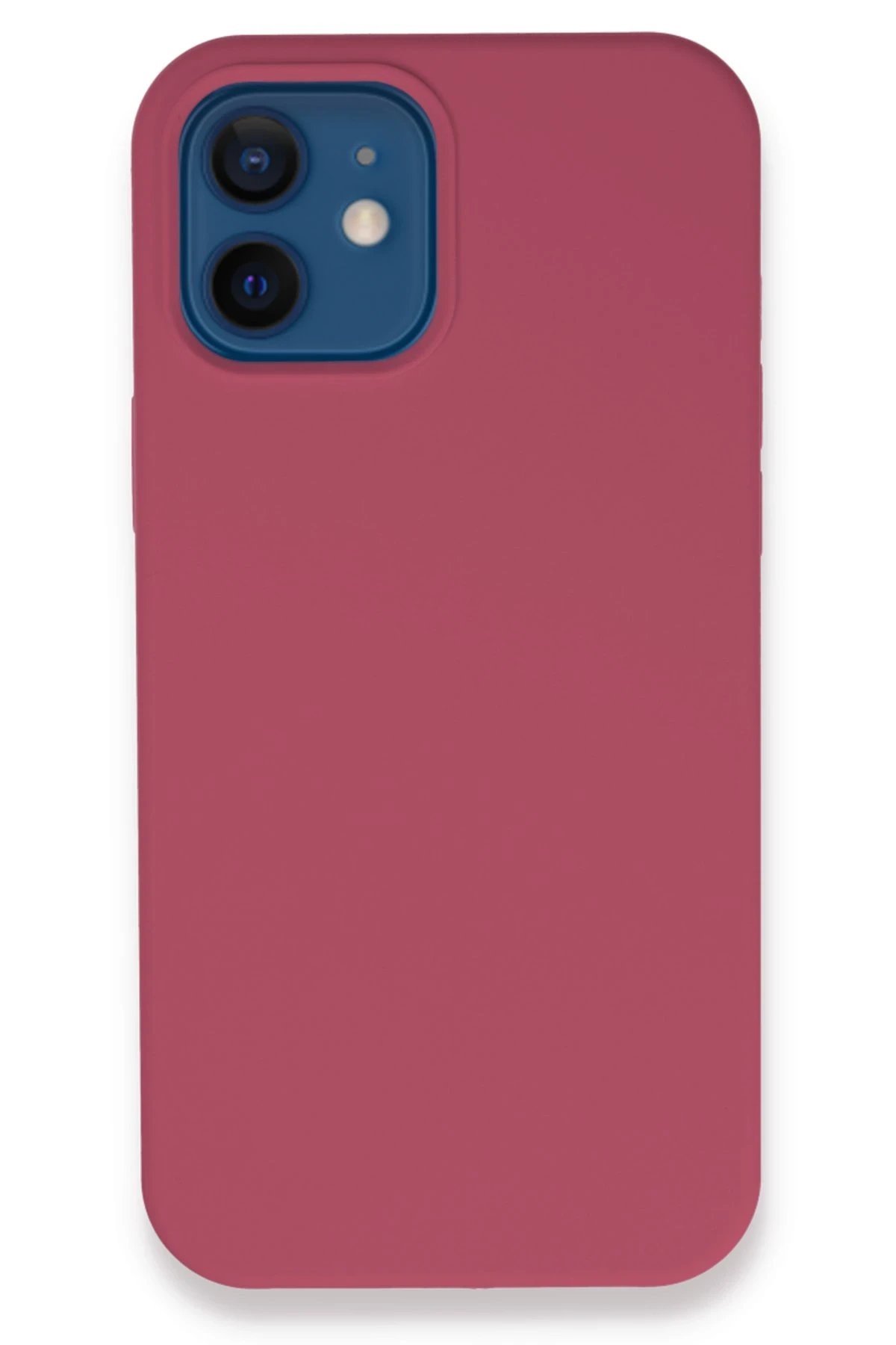 Newface iPhone 12 Kılıf Lansman Legant Silikon - Fuşya