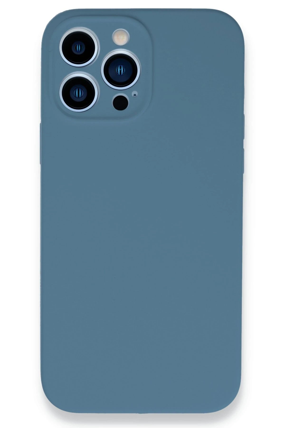 Newface iPhone 13 Pro Max Kılıf Lansman Legant Silikon - Açık Mavi